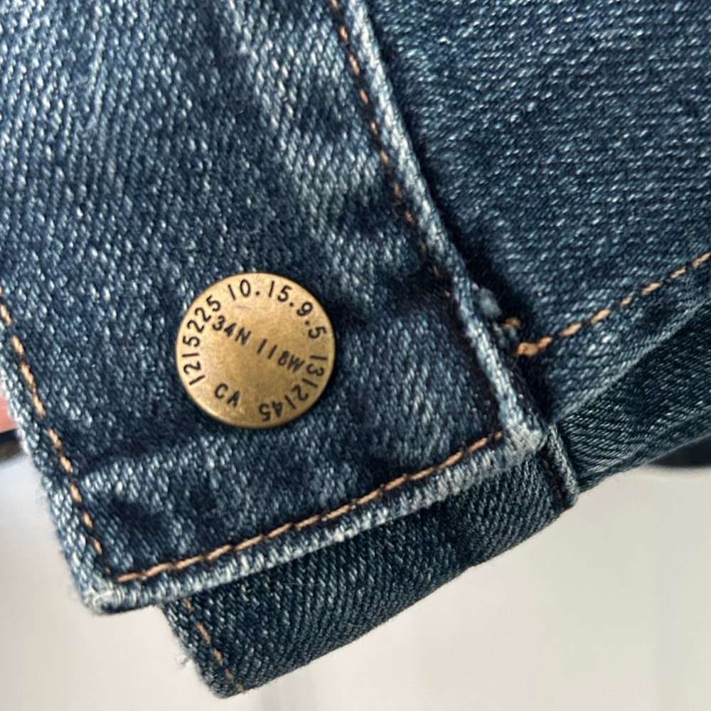 Current/Elliott The Snap Jean Jacket In Loved Was… - image 8